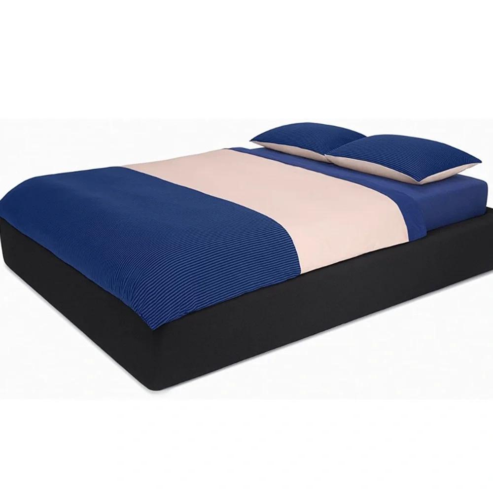Calvin Klein Samuel Modern Cotton Queen Duvet Cover + 2 King Pillow Shams new